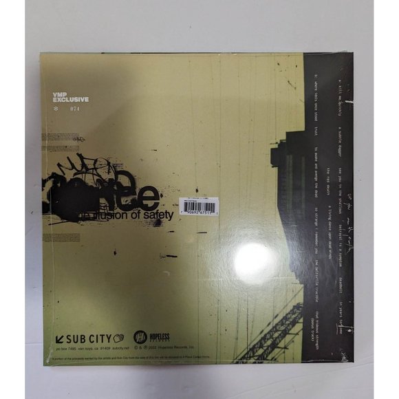 Thrice - The Illusion of Safety Green/Black Splatter Vinyl VMP Exclusive LE 750 - Picture 2 of 2